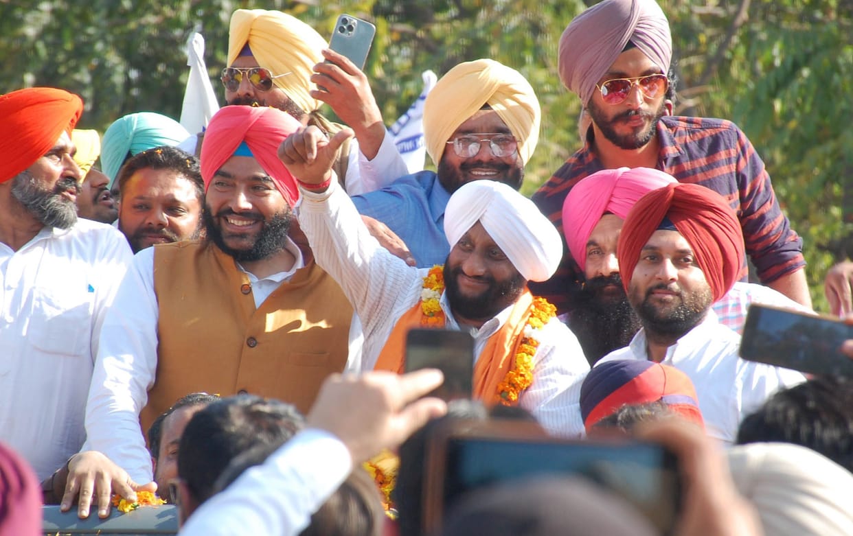 AAP's Kulwant Singh got 49.7 percent votes