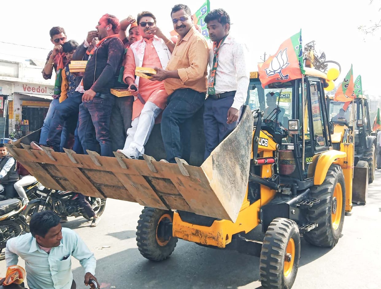 BJP won all six seats in the district for the first time