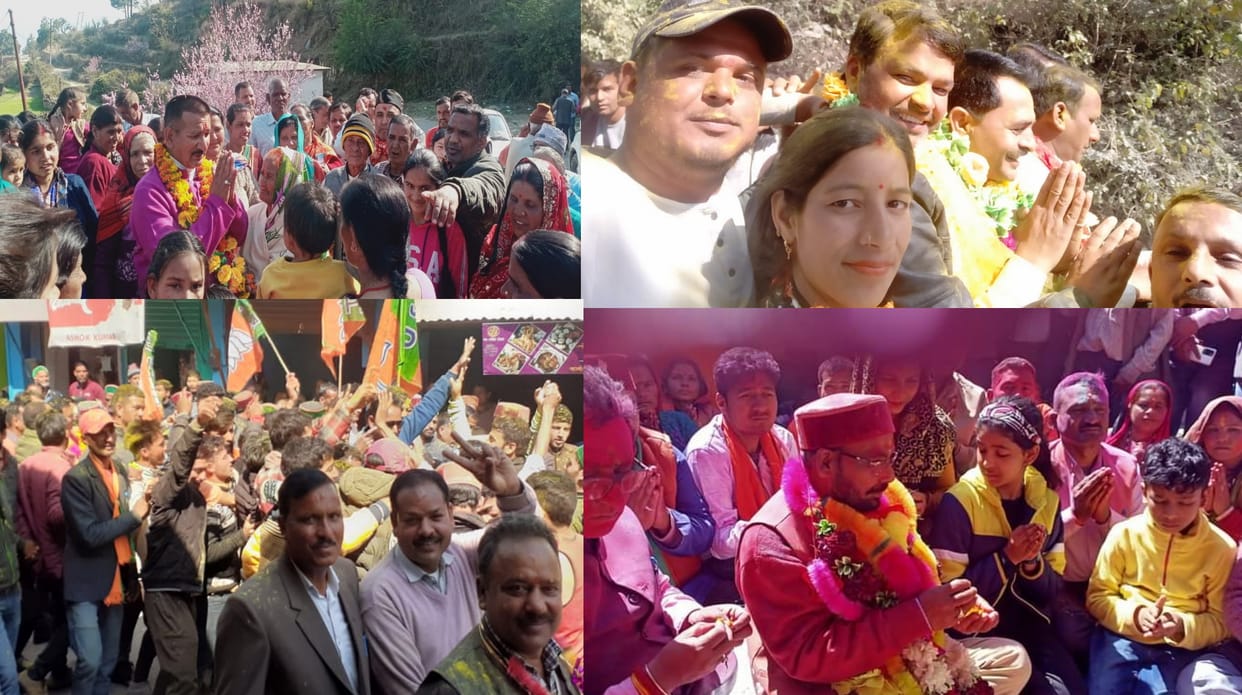 Uttarakhand Election results 2022 : After the results of the Uttarakhand assembly elections winning candidates worshiped in the temples