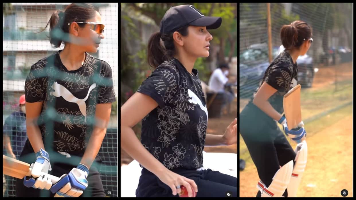 Anushka Sharma shared video of her intense cricket practice for Chakda Xpress goes viral on social media