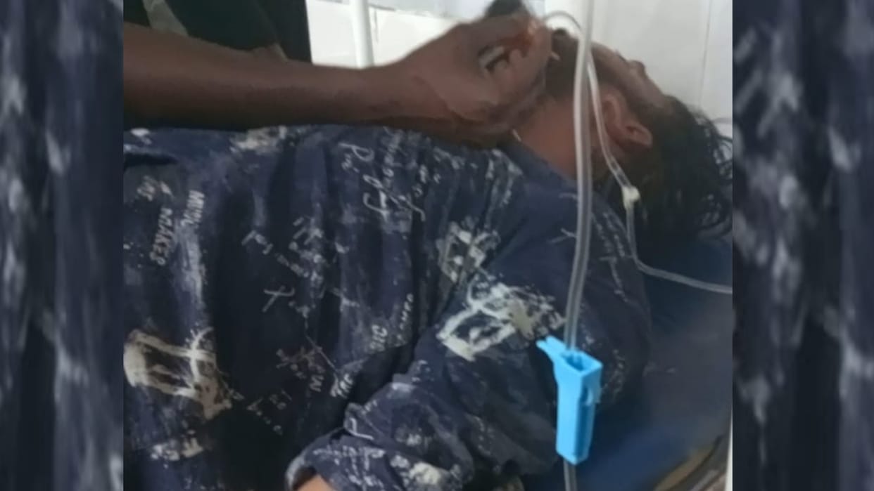 A man consumed poison in Chinhat Lucknow.
