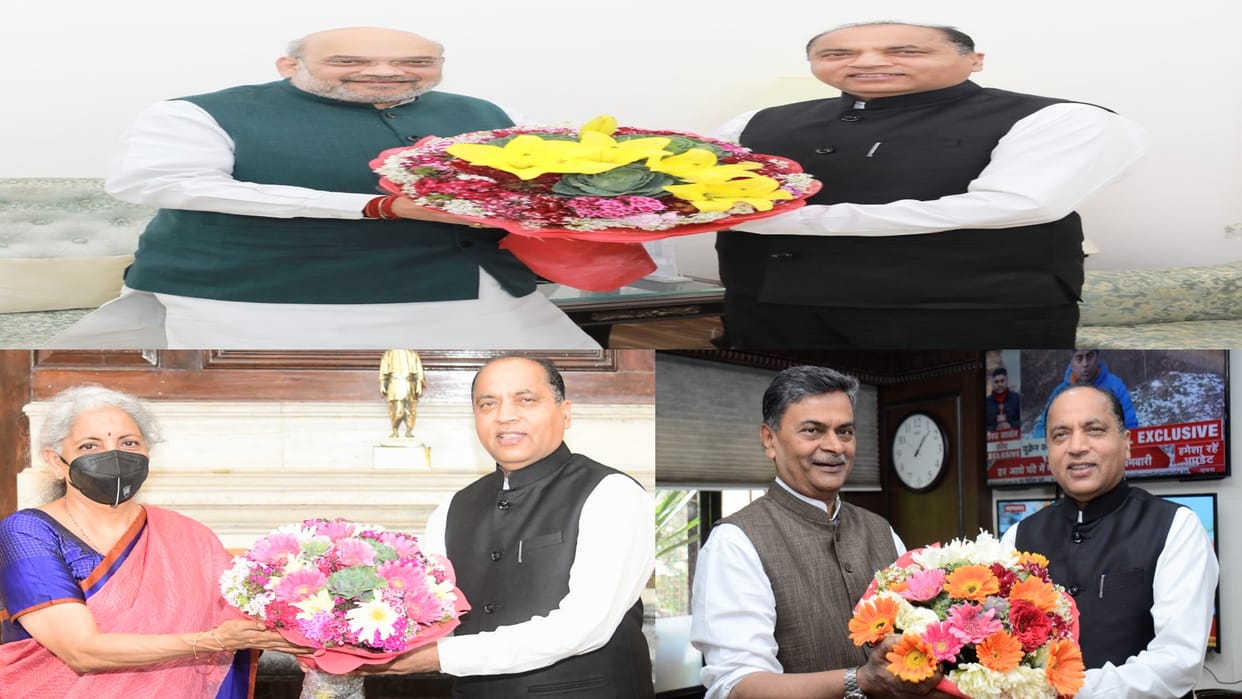 CM Jairam met Home Minister Amit Shah and other Union Ministers in New Delhi, raised many issues of the state
