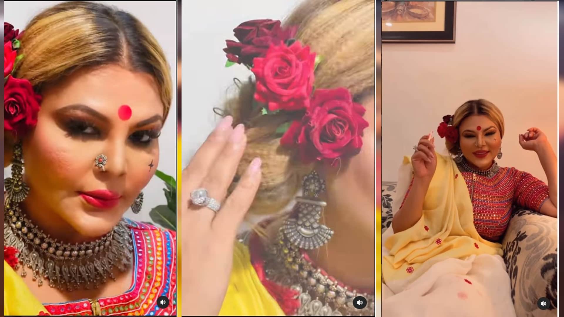 rakhi sawant share video in gangubai kathiawadi avatar fans says you better than alia bhatt