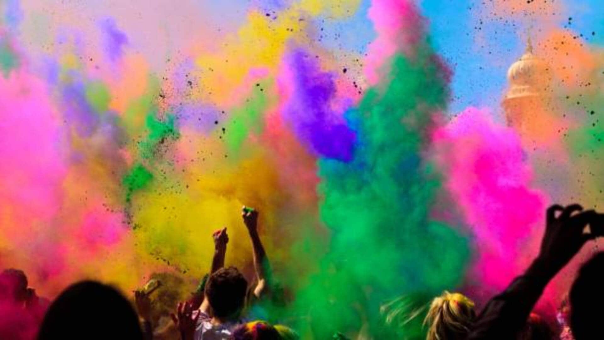 Holi 2024 Colours significance and meaning of different holi colours