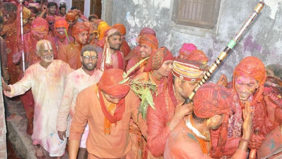 barsana holi 2022 lathmar holi will held in barsana today