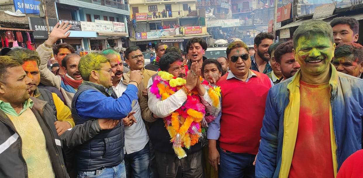 Khushal Adhikari Wins in Lohaghat