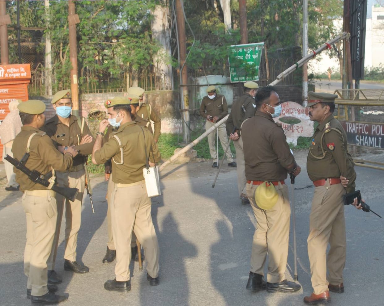 Tight security arrangements were made during the counting of votes