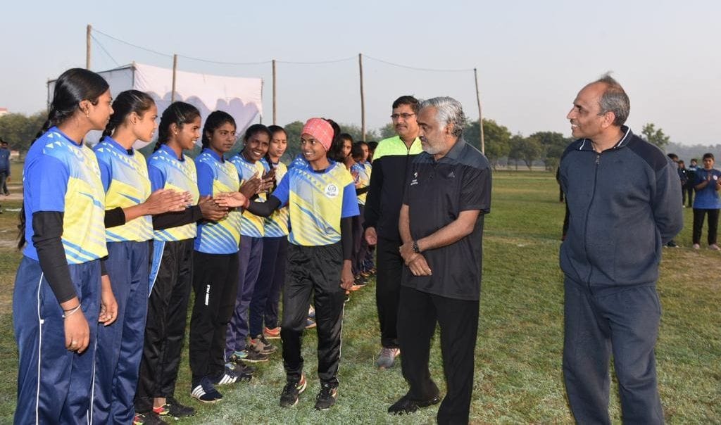 Women's Softball Competition: Savitri Bai Phule University beat HNU Gujarat
