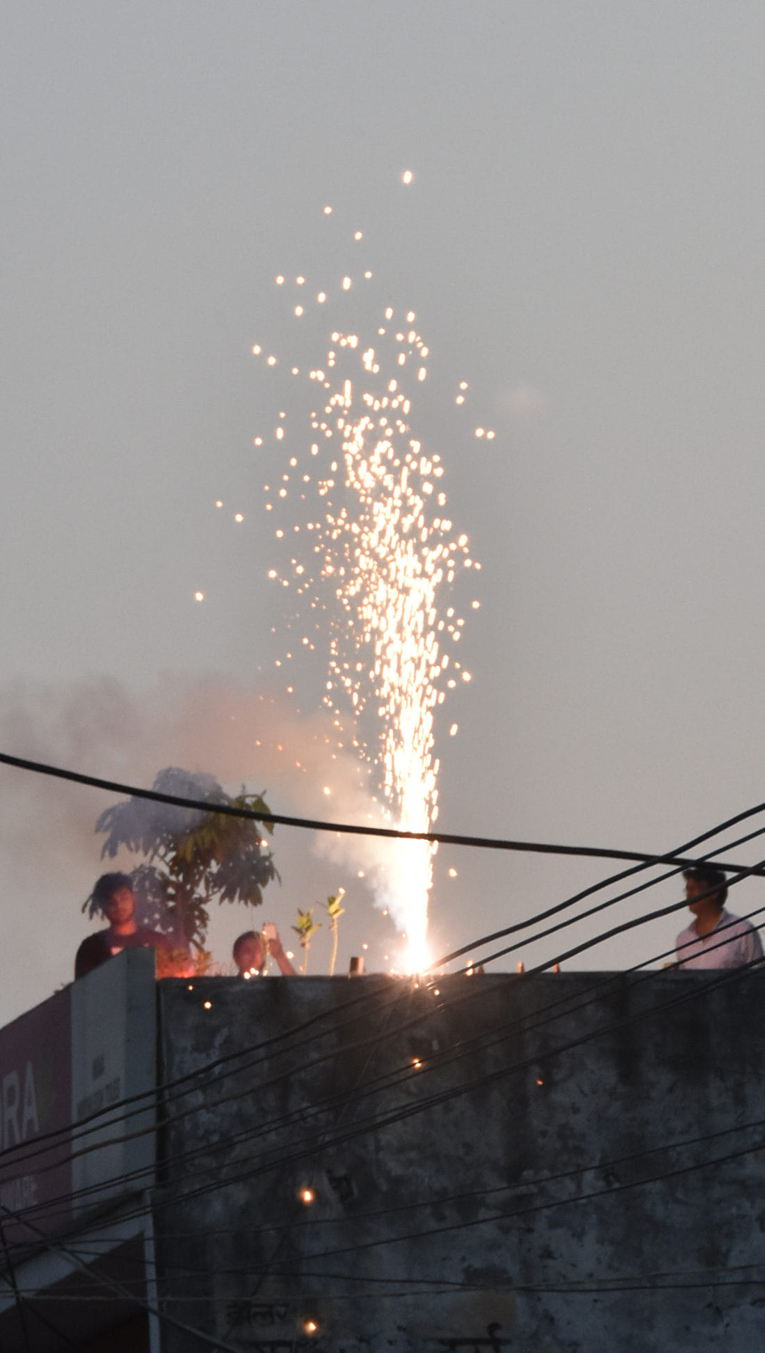 Abir Gulal blown up a lot, supporters jumped on victory