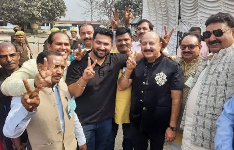 Eight days ago, BJP's Holi, created history, wiped out the opposition