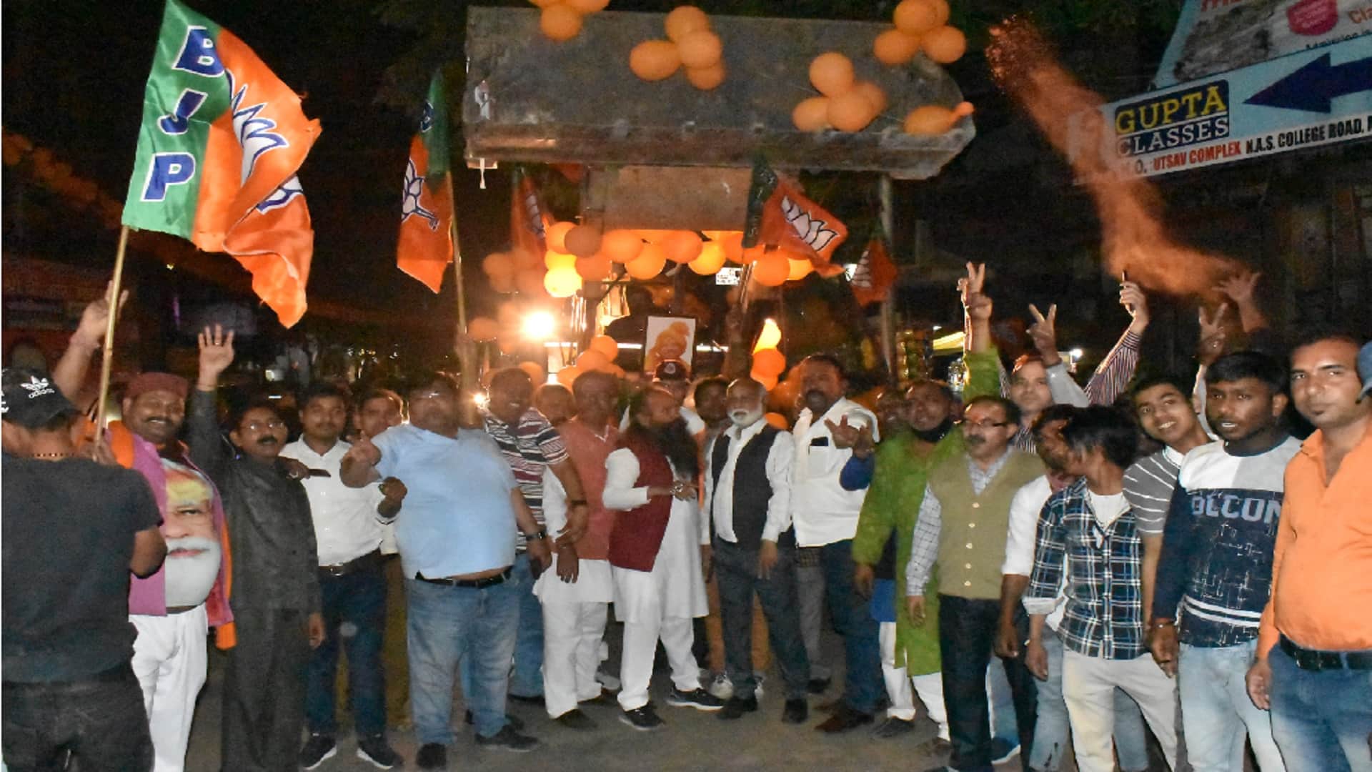 UP Election Result 2022 Workers have celebrated for victory of BJP party in Meerut see photos