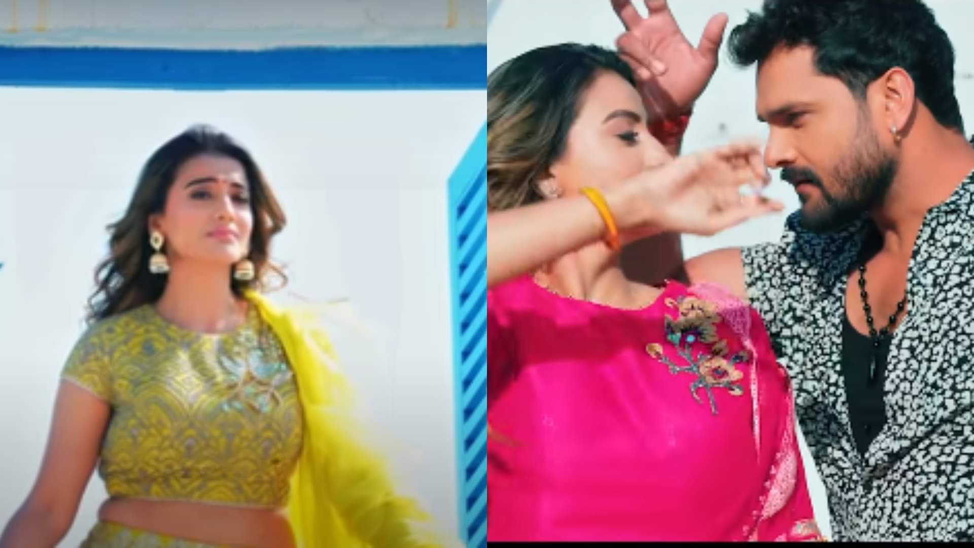 New Bhojpuri holi song meetha rang of Khesari Lal Yadav and Akashara Singh released