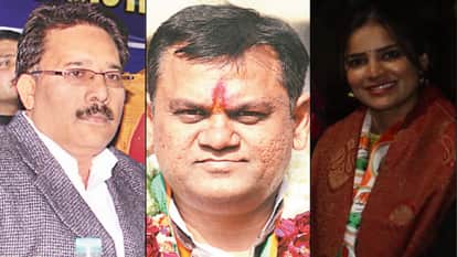 योगेश वर्मा, दिनेश खटीक और अर्चना गौतम।
