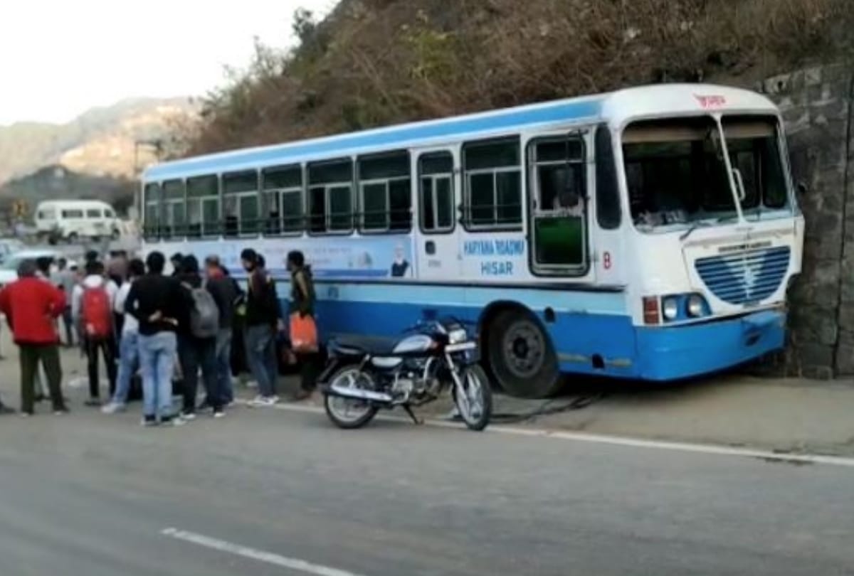haryana roadways bus accident on kalka shimla national highway