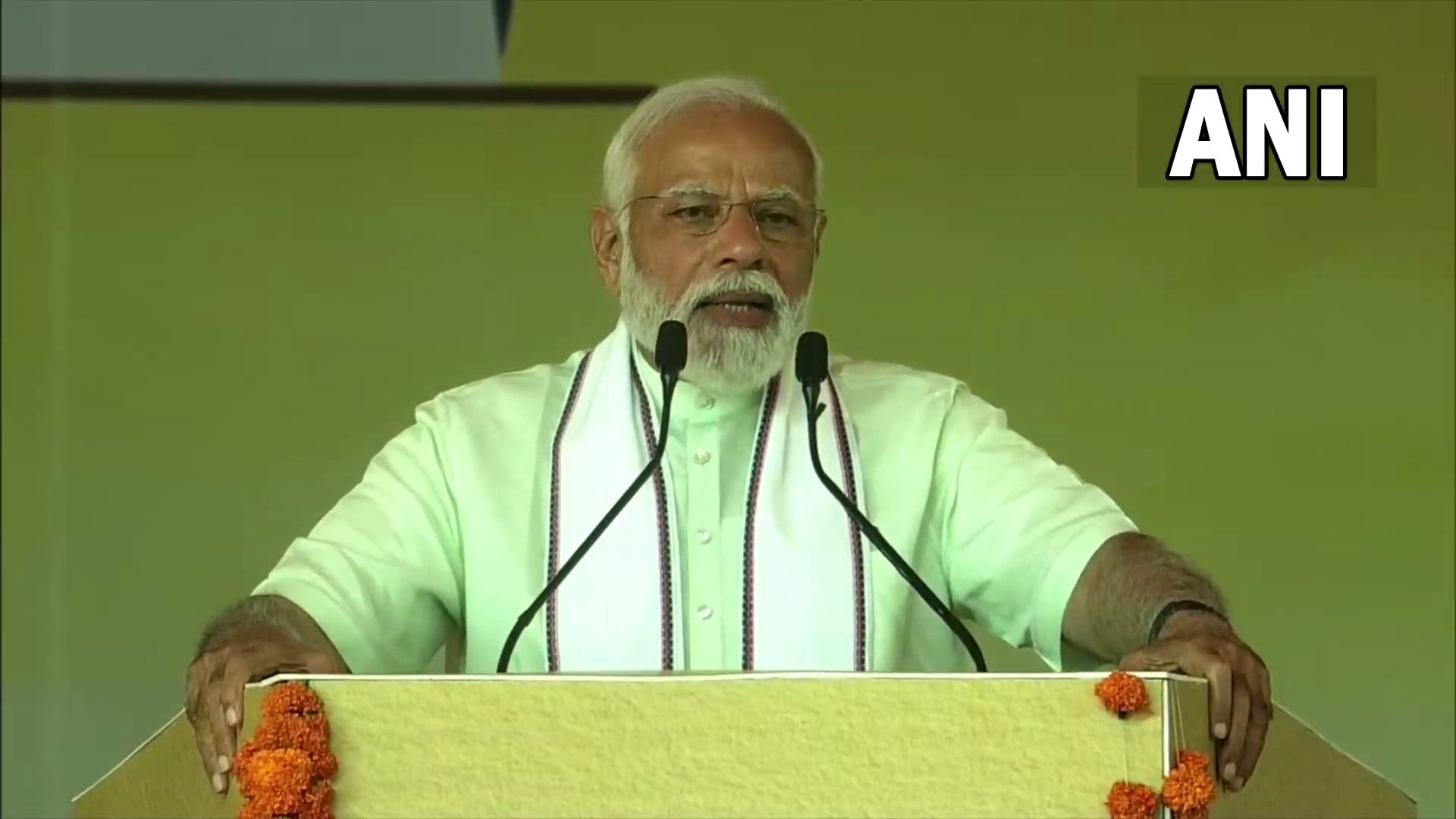 Prime Minister Narendra Modi Live Maha Panchayat Sammelan GMDC Ground in Ahmedabad Gujarat