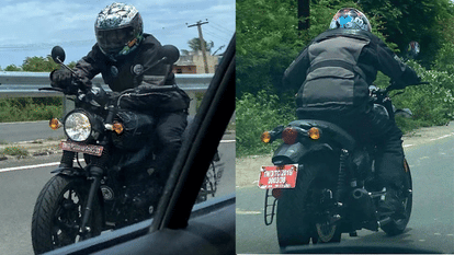 Royal Enfield Hunter 350 Spied