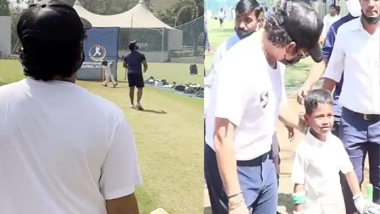 sachin tendulkar gives training to social media viral video star Shahid for five days watch video