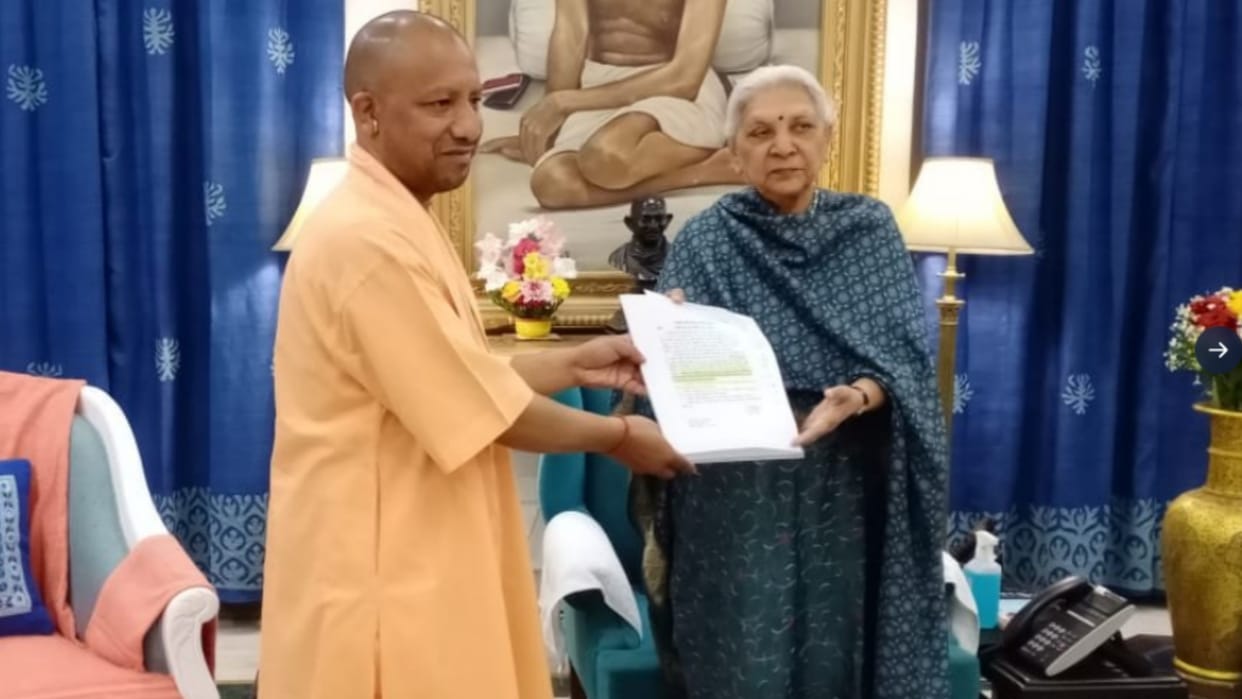 Yogi Adityanath Will Be Elected The Leader Of The Legislature Party In UP On March 24 Dharmendra Pradhan Come Lucknow Today