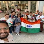 यूक्रेन से लौटे छात्र।
