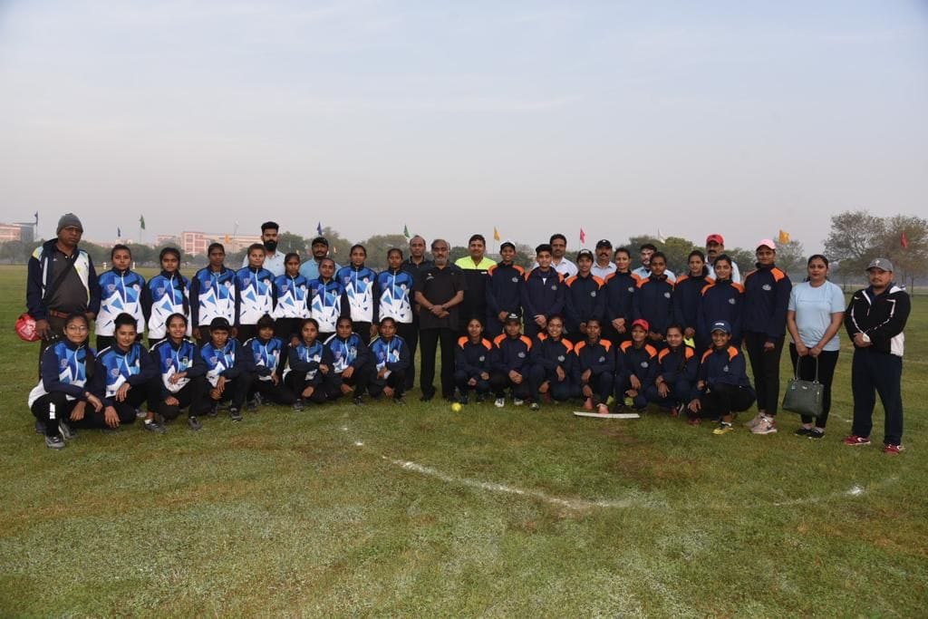 Women's Softball Competition : Shivaji University Kolhapur beat Savitri Bai Phule University Pune