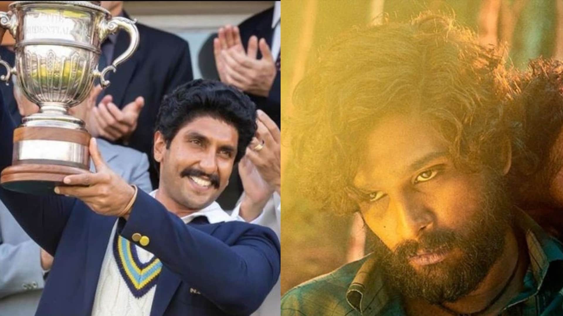 Allu Arjun Pushpa: The Rise – Part 01 Hindi version to CLASH with Ranveer Singh 83 world TV premiere