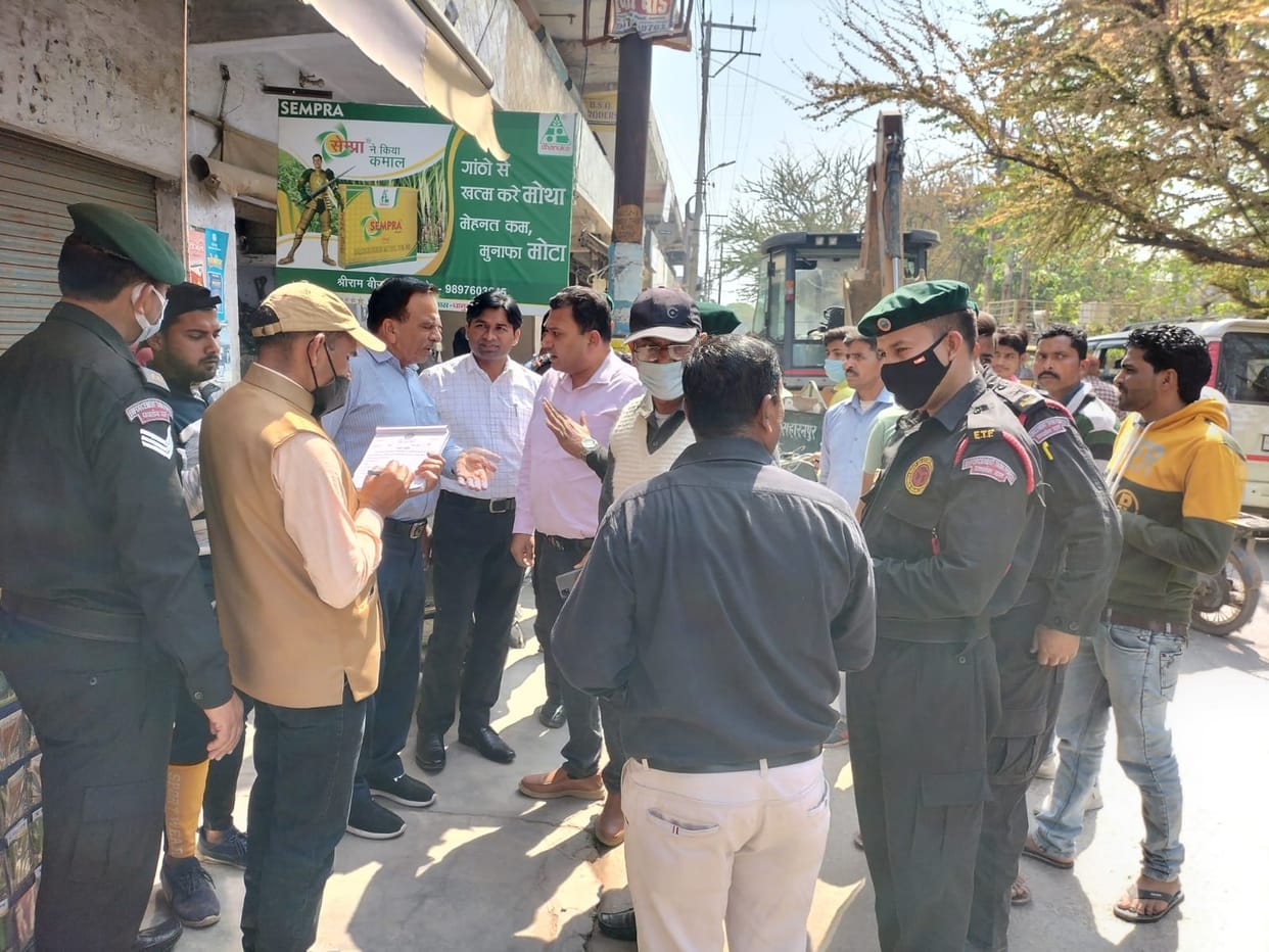 Municipal corporation launched encroachment removal campaign