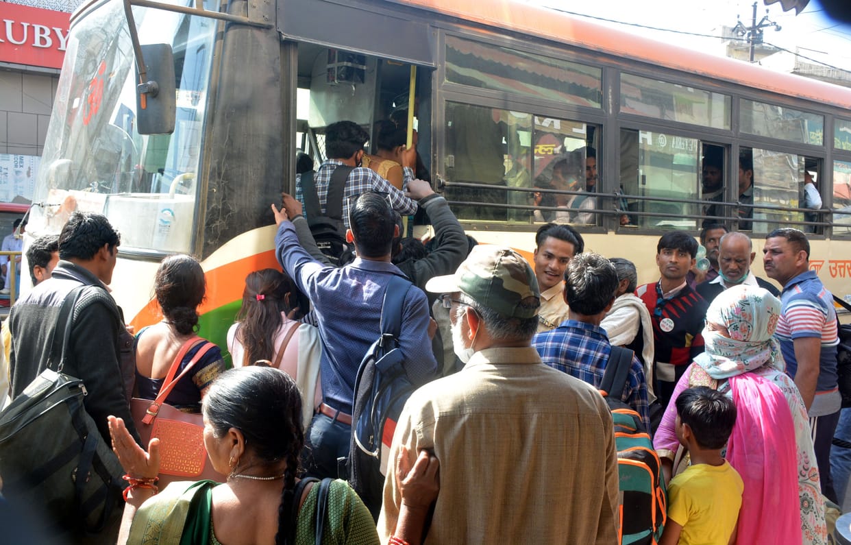 Most of the buses returned from the elections duty, the public got relief