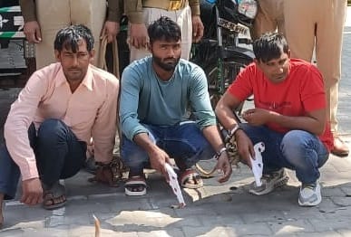 Three thieves caught after encounter, two hundred bee boxes recovered