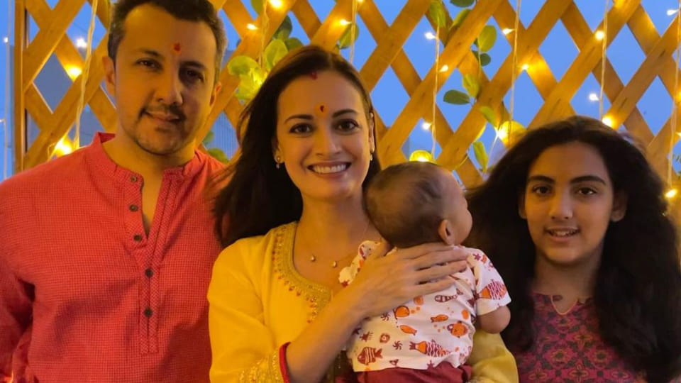 Dia Mirza shared son avyaan rekhi solo photo priyanka chopra kareena kapoor commented