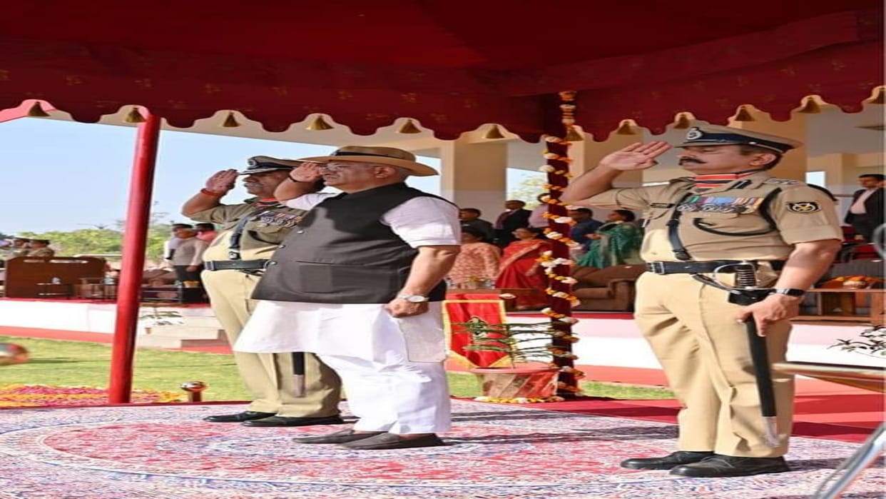 Union Minister Gajendra Singh Shekhawat attended convocation parade ceremony of new constables of BSF in Jodhpur