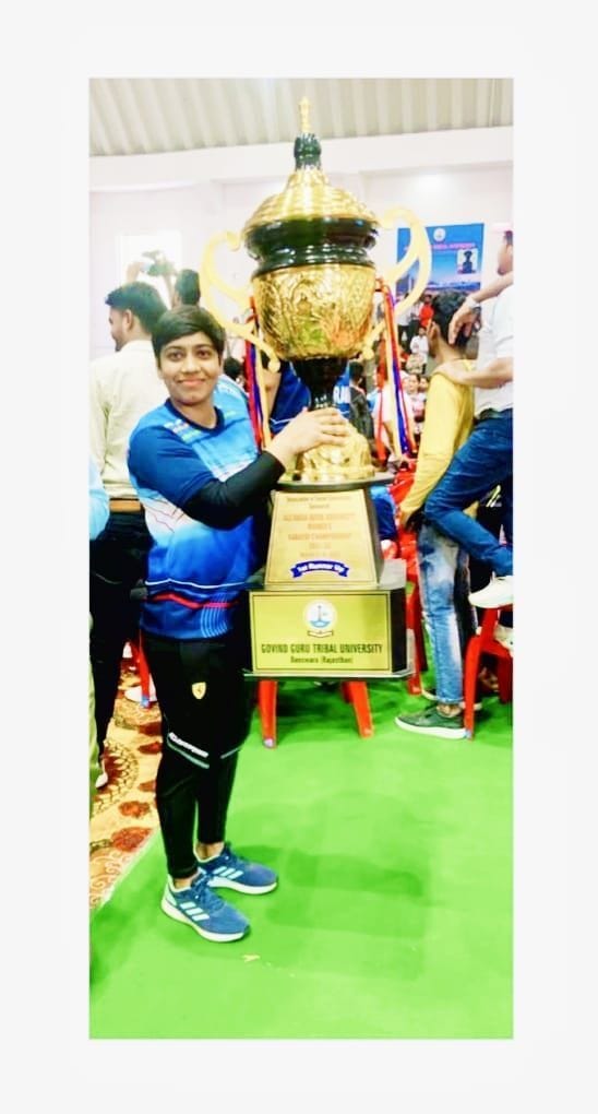 Medals won for father in All India University Championship