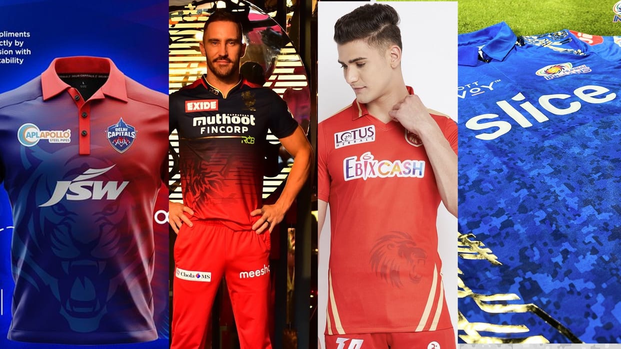 Four IPL teams launched new Jersey before start of IPL 2022 including RCB, MI, PBKS and DC