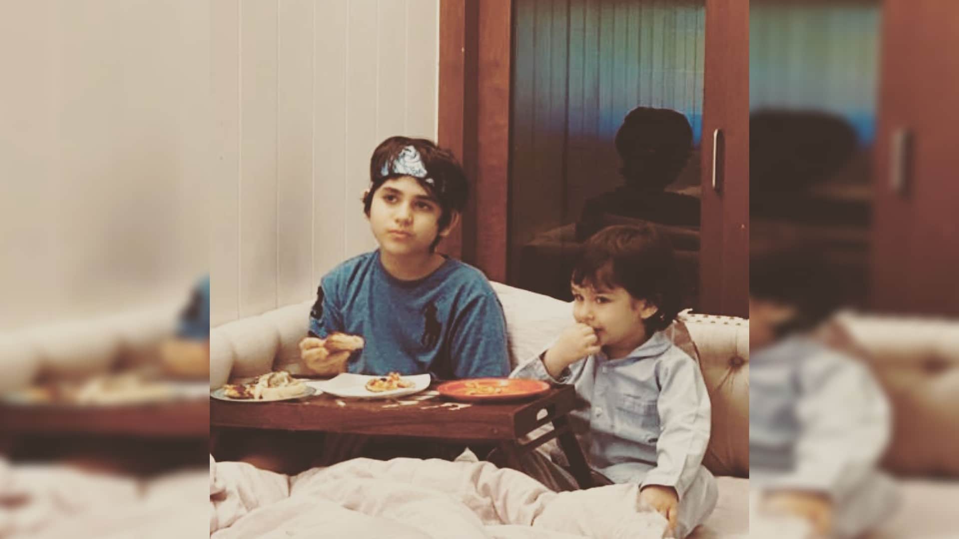 Karisma Kapoor shares a cute picture hugs her son Kiaan on his 12th birthday celebration