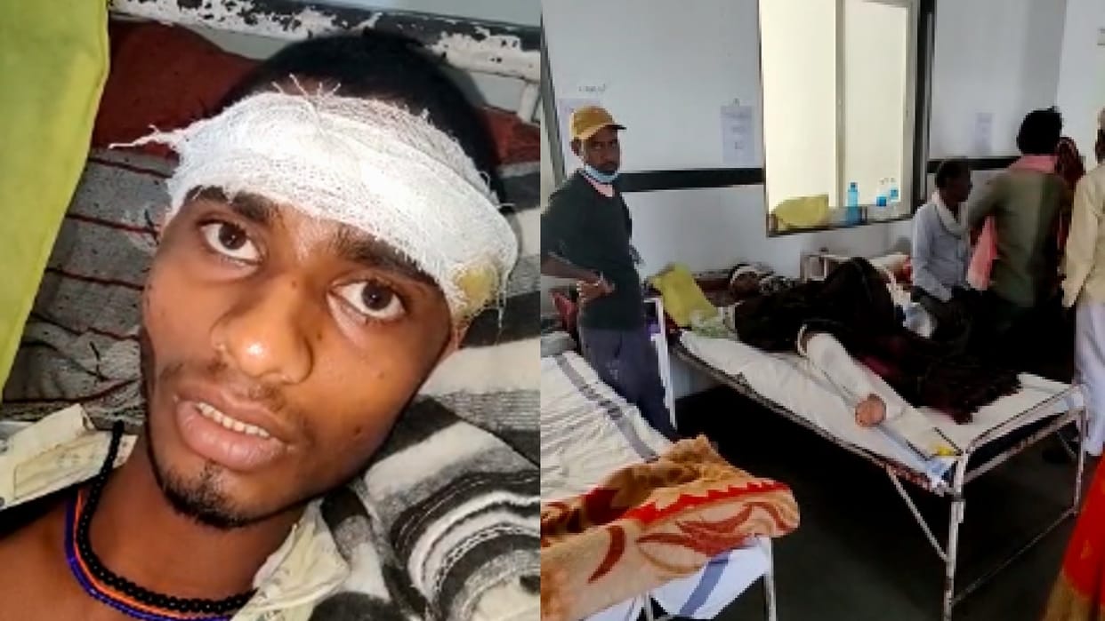 Chhatarpur: Neelgai attacked on bike rider, admitted to district hospital in critical condition