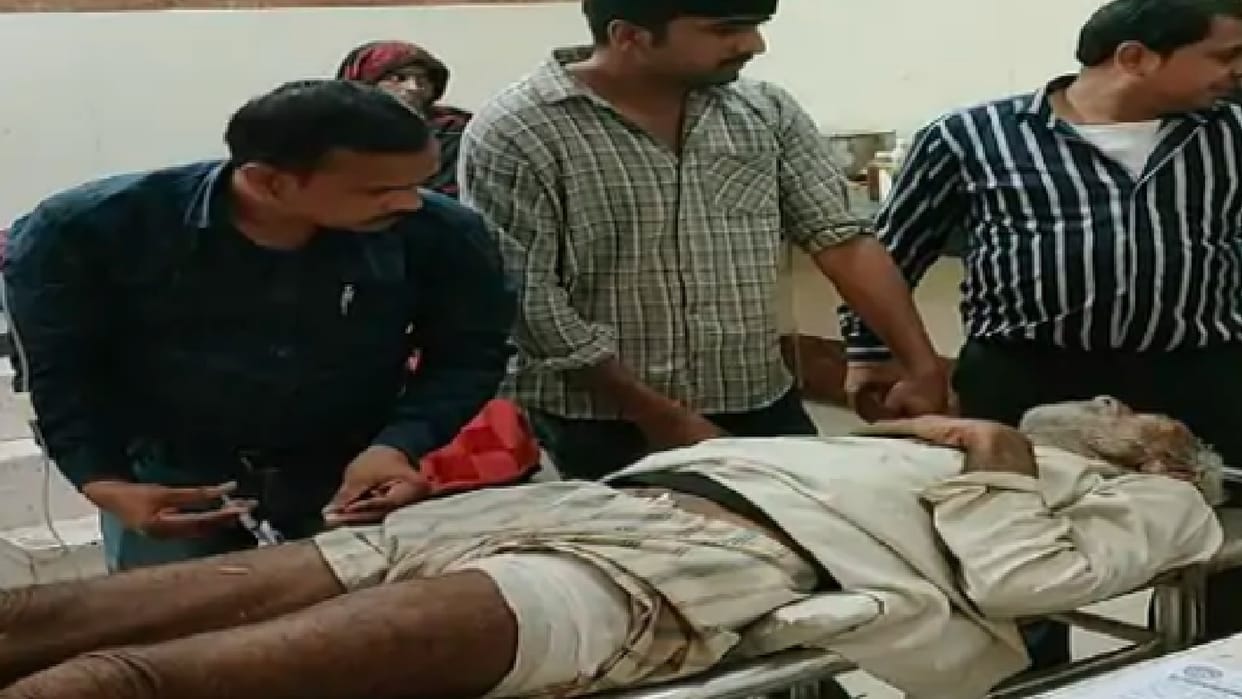 Morena: Elderly who was going to testify in court, shot, referred Gwalior, police engaged in investigation