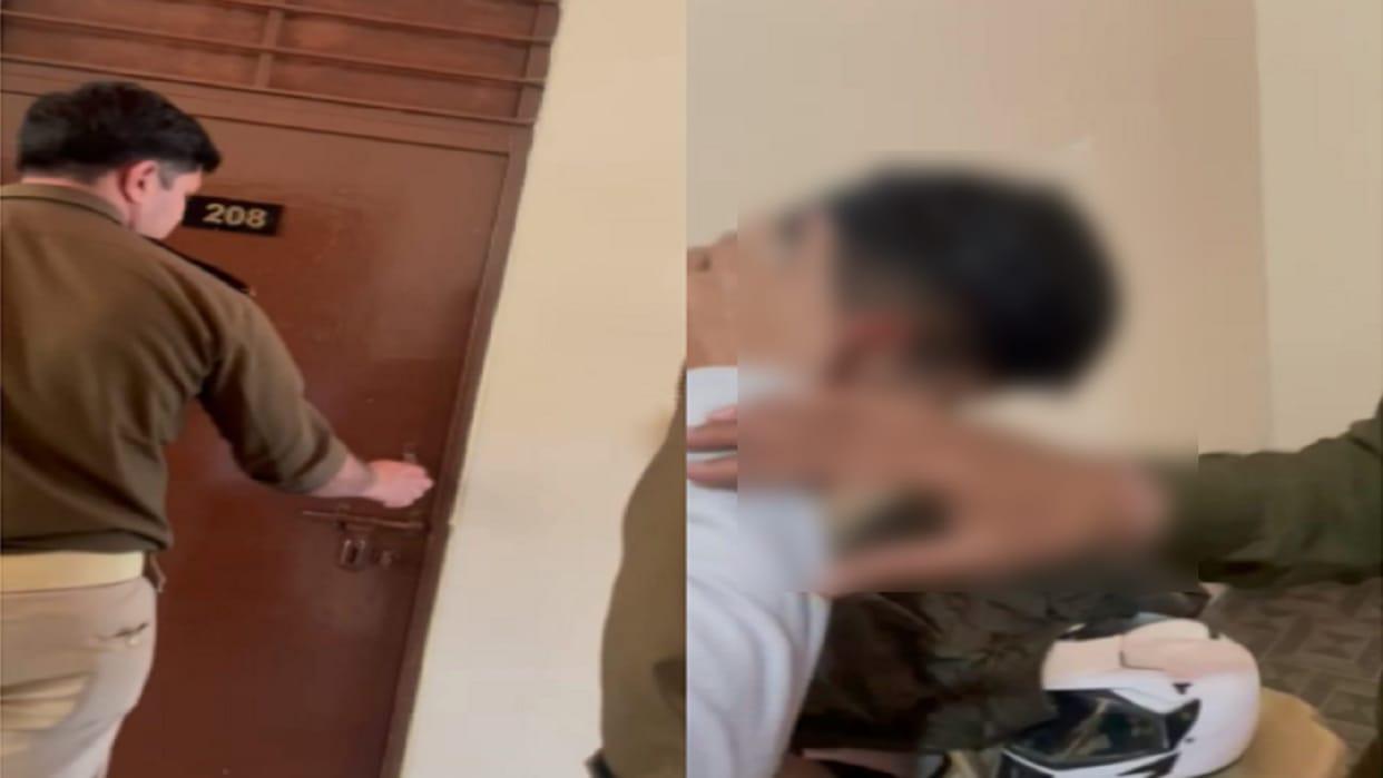 UP News: Police have arrested teacher with girl student after raid in hotel in Meerut