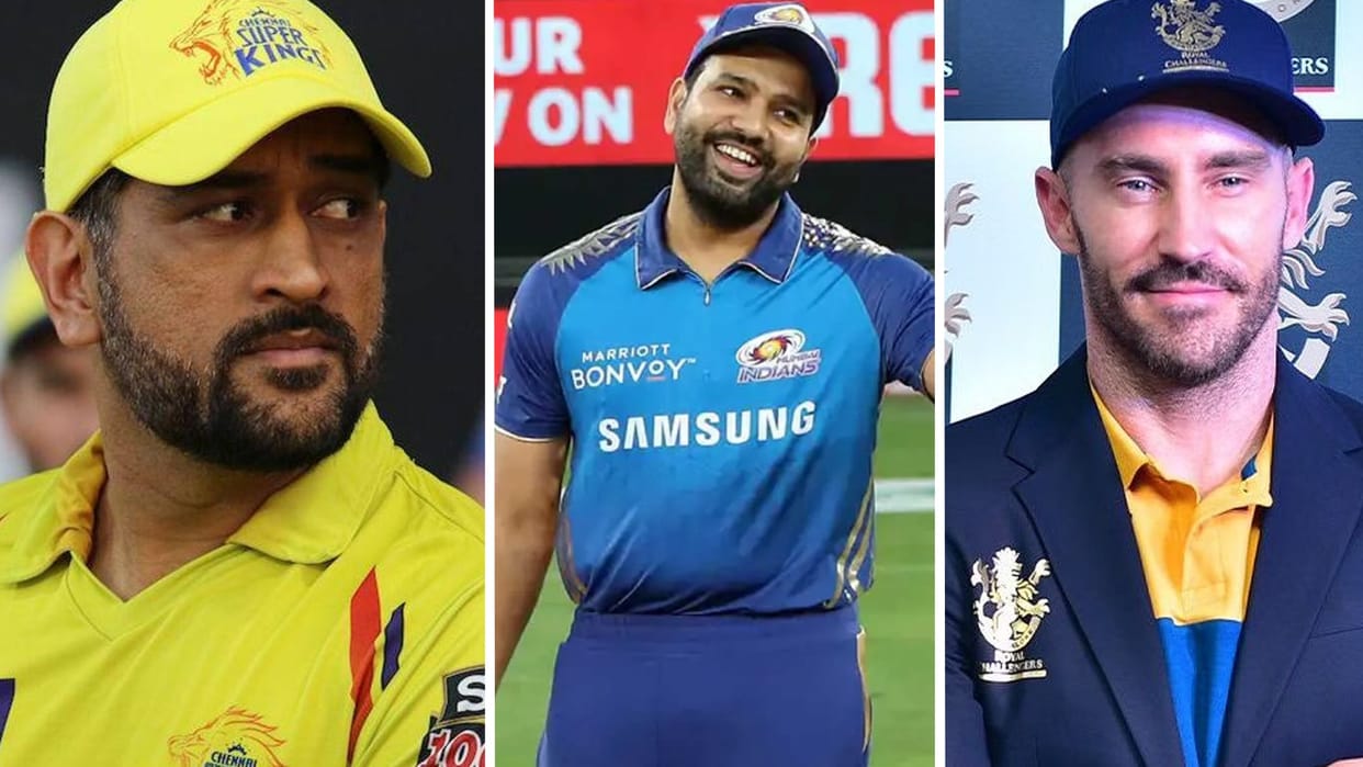 IPL 2022 From Mahendra Singh Dhoni to Faf du Plessis check eight Indian and two foreign captains list in 15th season of Indian Premier League