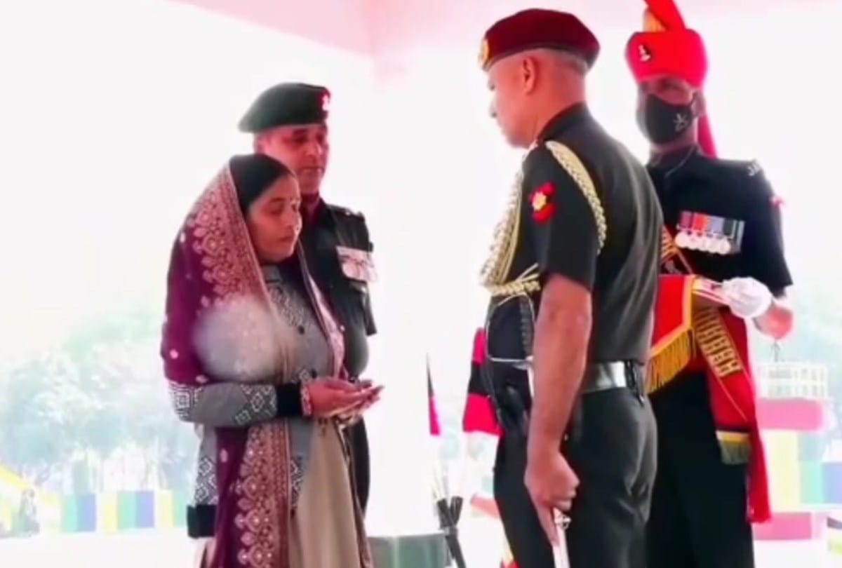 Parshant thakur posthumously awarded Sena medal