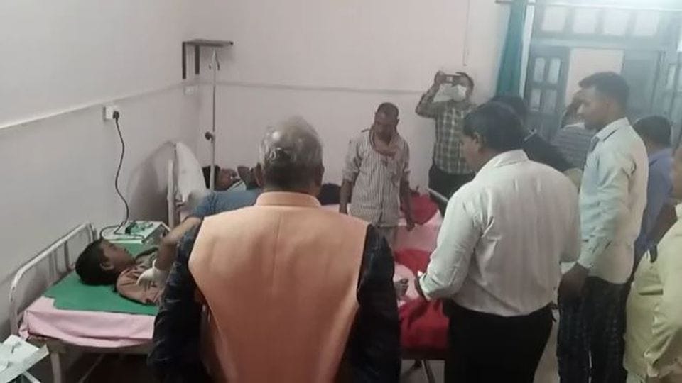 Four students scorched due to high tension line in government school in Mathura