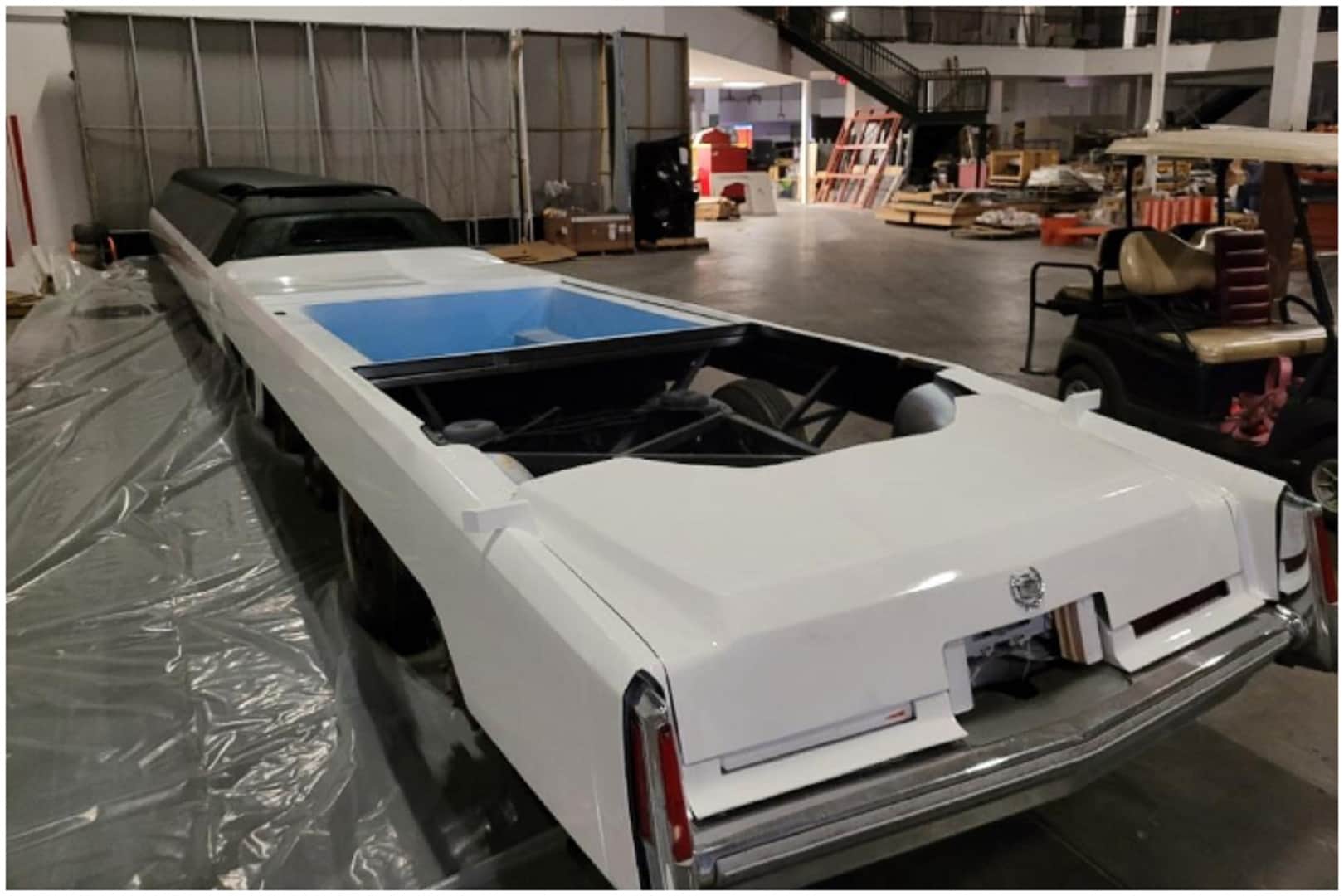 guinness world records world's longest car restored the american dream limousine the american dream car swimming pool
