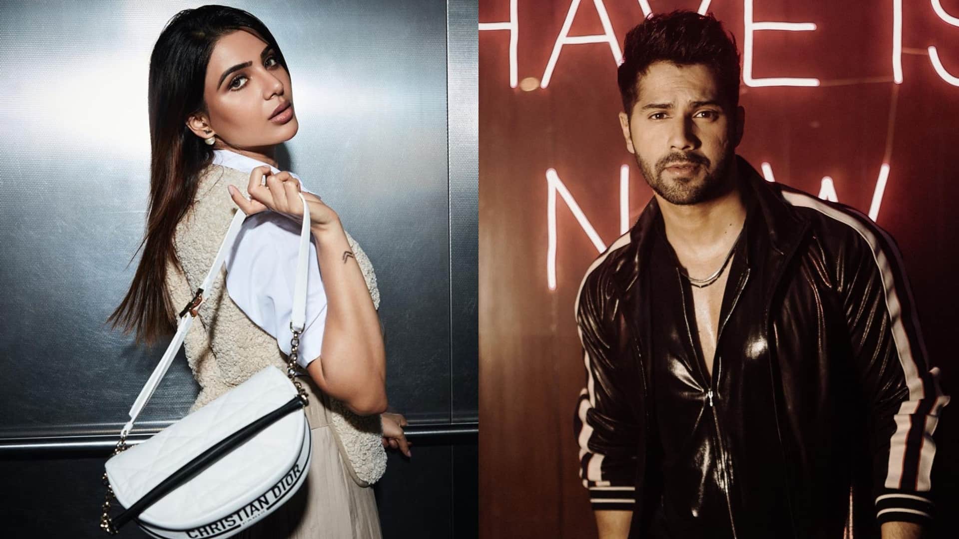 Varun Dhawan was spotted protecting Samantha Ruth Prabhu from paparazzi in a viral video