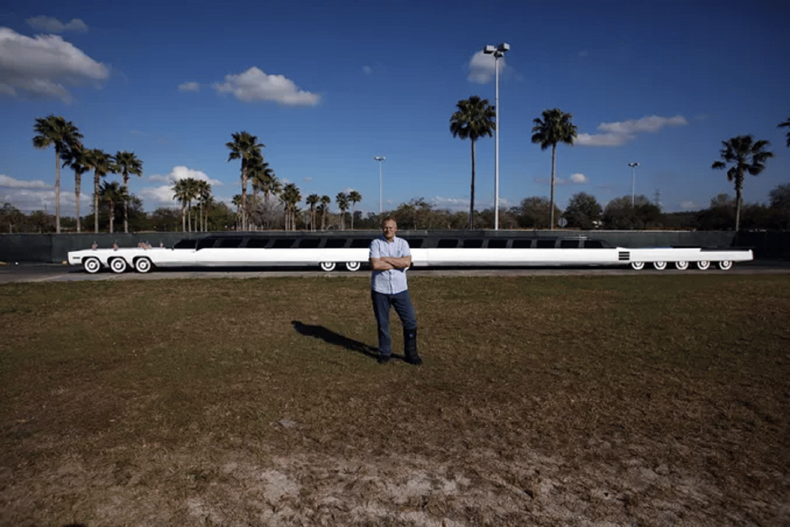 guinness world records world's longest car restored the american dream limousine the american dream car swimming pool