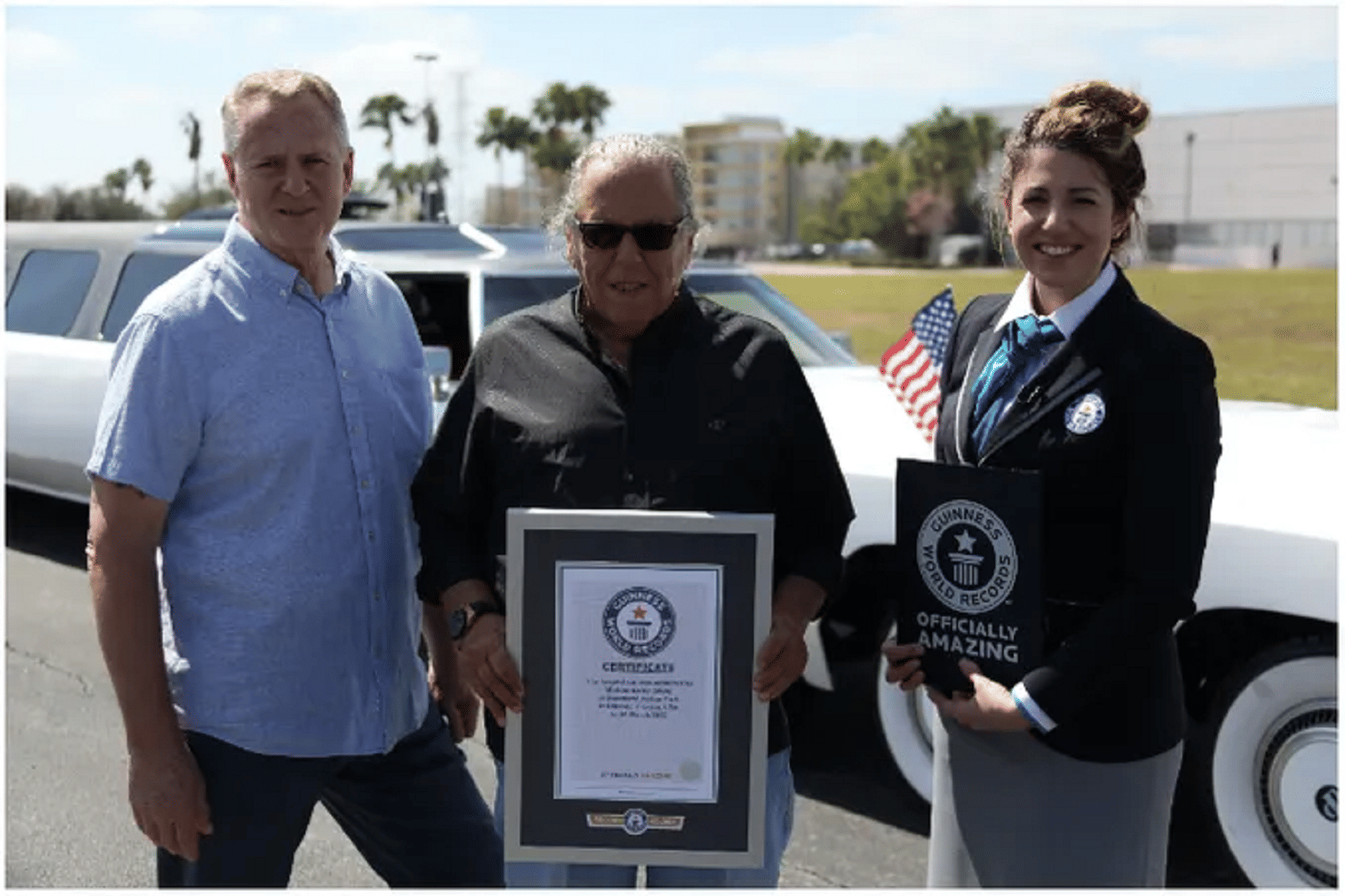 guinness world records world's longest car restored the american dream limousine the american dream car swimming pool