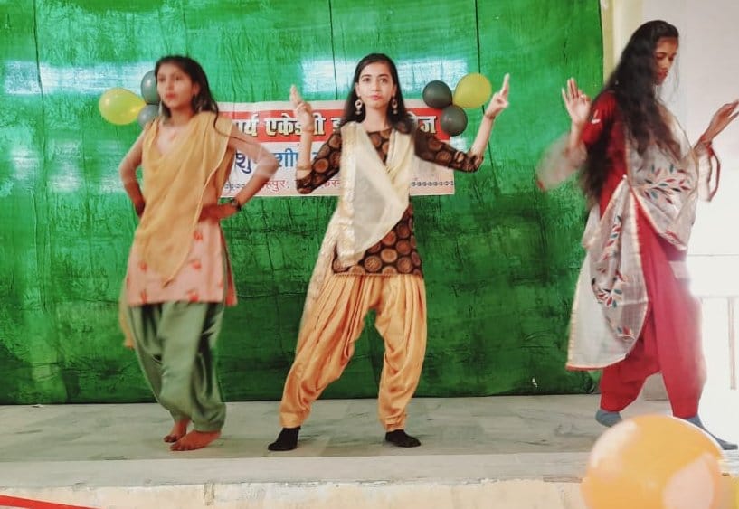 Students presented cultural programs