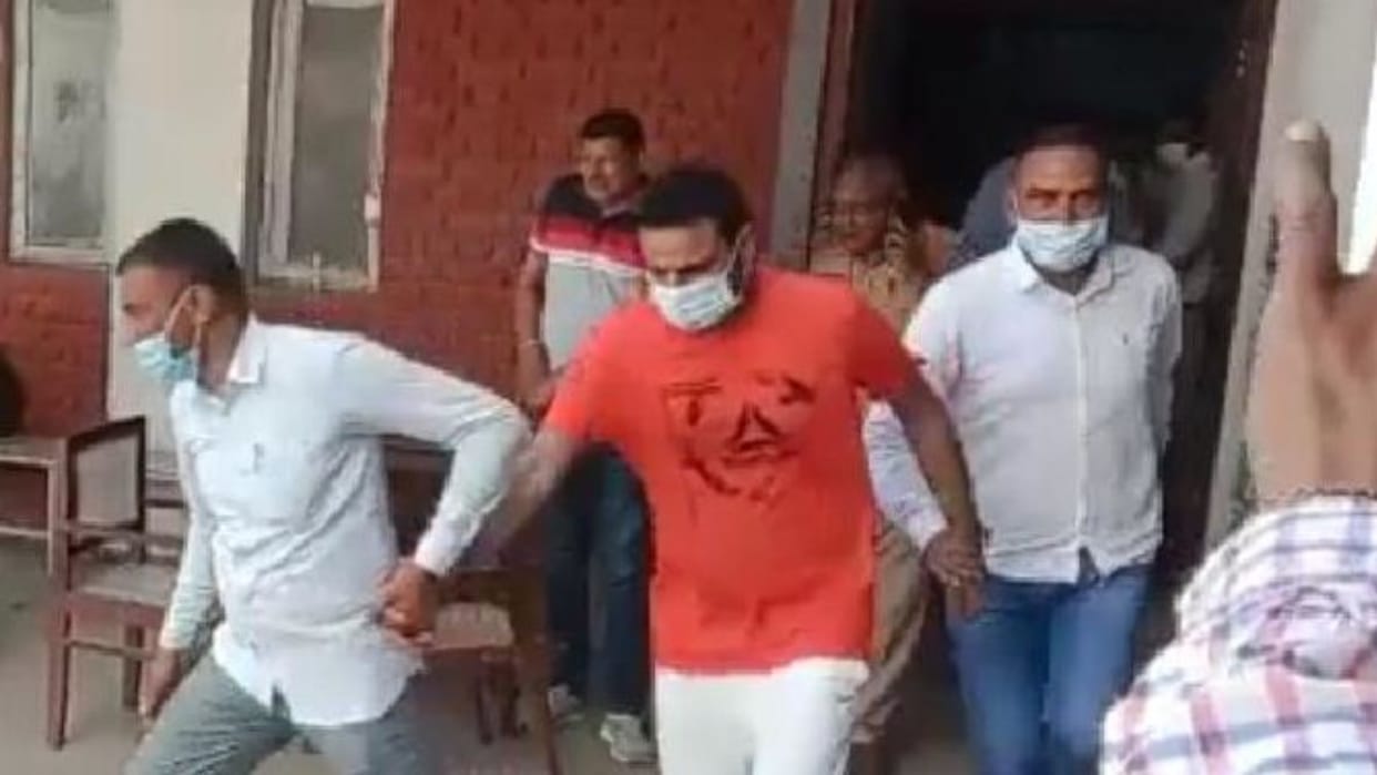 DTP Vikram suspended who accused of corruption in Karnal of Haryana