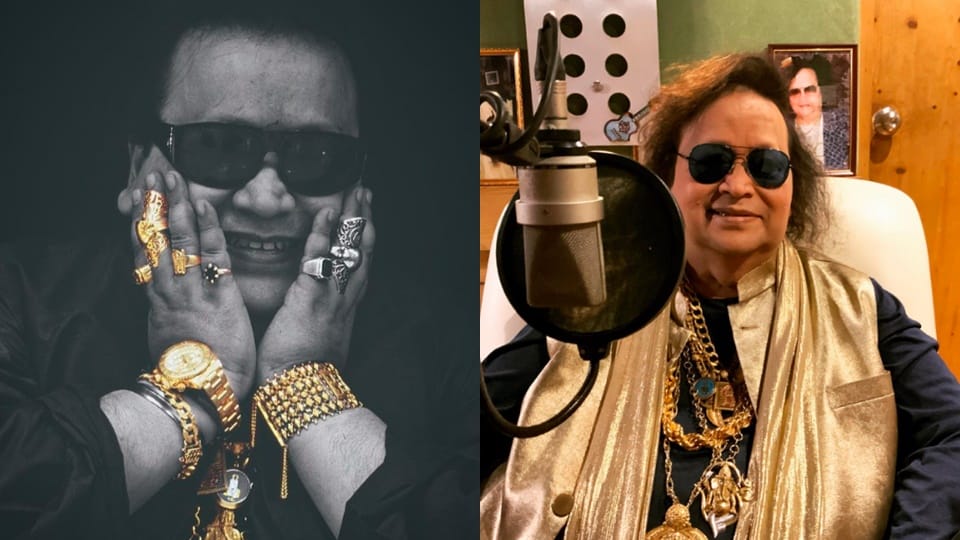 Last tribute to Bappi Lahiri on Instagram