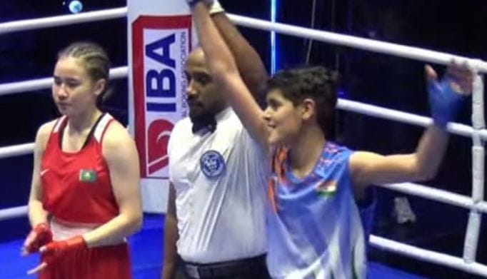 Winnie won gold medal in Asian Boxing Championship