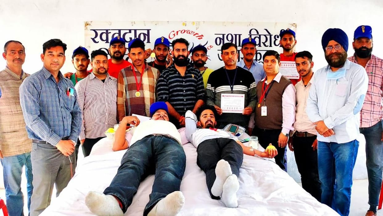 53 people donate blood in bhatoli camp
