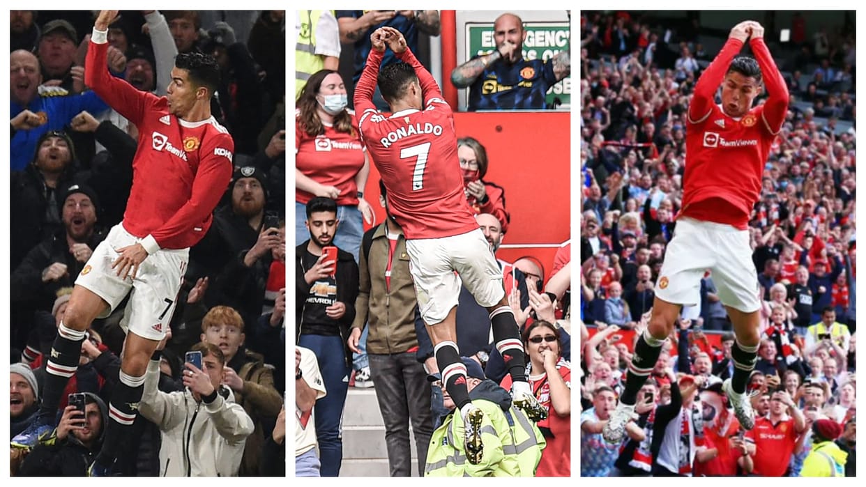 Cristiano Ronaldo hat-trick: Ronaldo Manchester United becomes highets goal scorer for club and country with Hat-trick Against Tottenham in Premier League