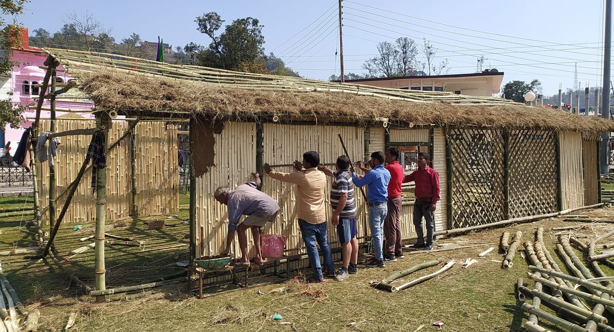 Center of Impact Bamboo House in Holi Fair